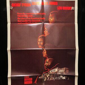 The River Niger 1976 One Sheet Movie Poster Blaxploitation James Earl Jones